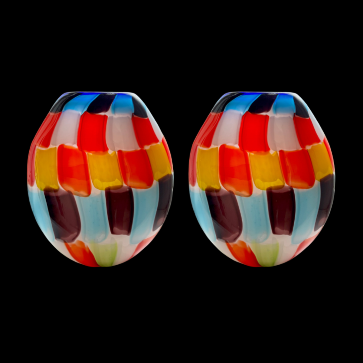 Paire de vases en Murano