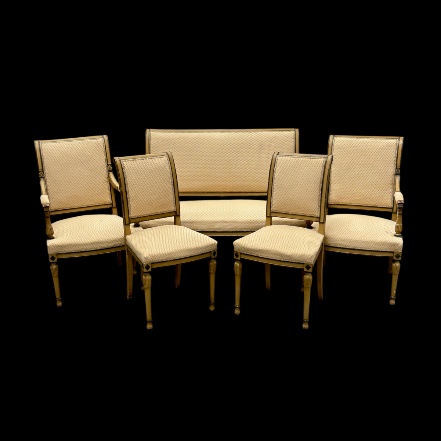 Salon 5 pièces de Style Directoire néoclassique