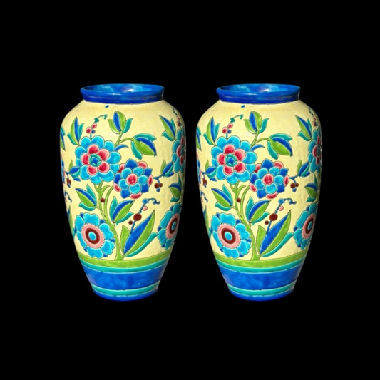 Paire de Vases KERAMIS - Art Déco