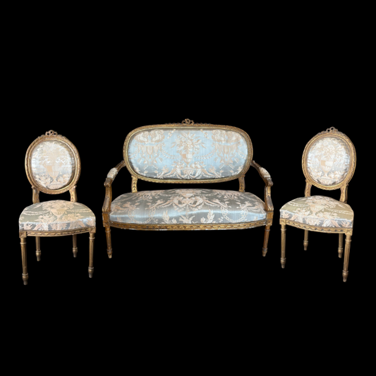 Salon 3 pièces de Style Louis XVI