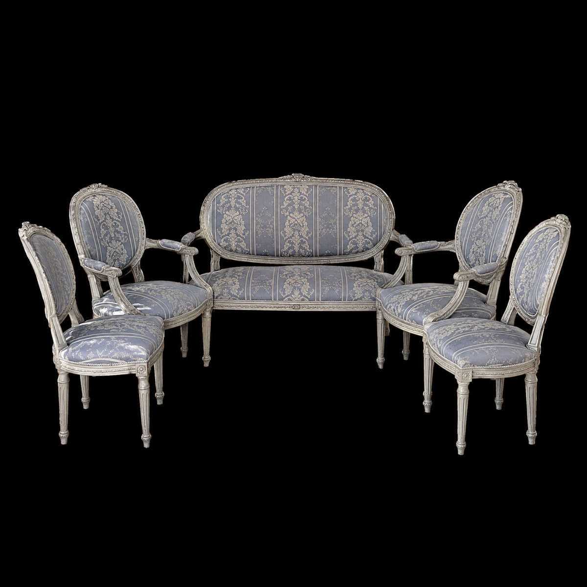 Salon 5 pèces de Style Louis XVI